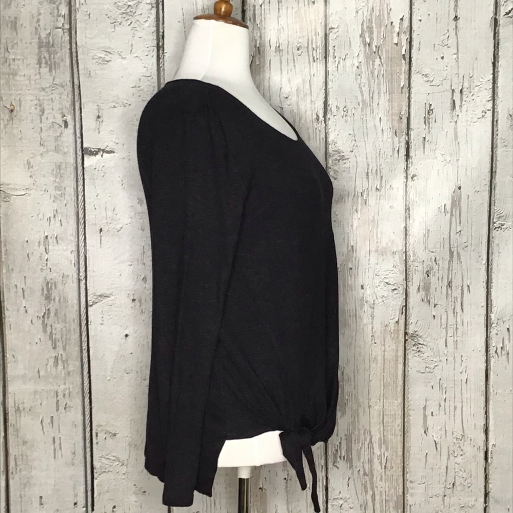 Zeroxposur side knotted pullover top NWT - Picture 4 of 7